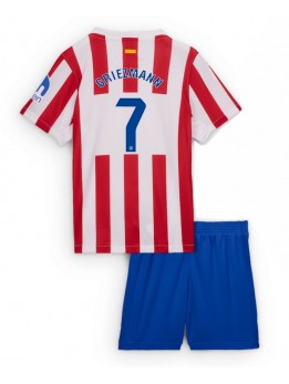 Billige Atletico Madrid Antoine Griezmann #7 Hjemmedraktsett Barn 2025-26 Kortermet (+ Korte bukser)